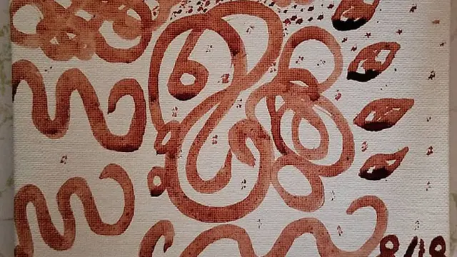 Fenomenal, Wanita Ini Melukis Menggunakan Darah Menstruasinya