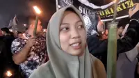 Ribuan Orang Ikut Pawai Obor Ramadan di Medan, Bawa Pesan 'Lekas Pulih Sumatera'