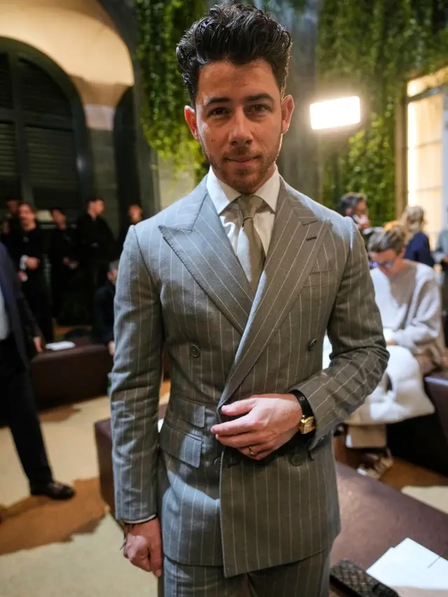 Nick Jonas di Milan Fashion Week 2026