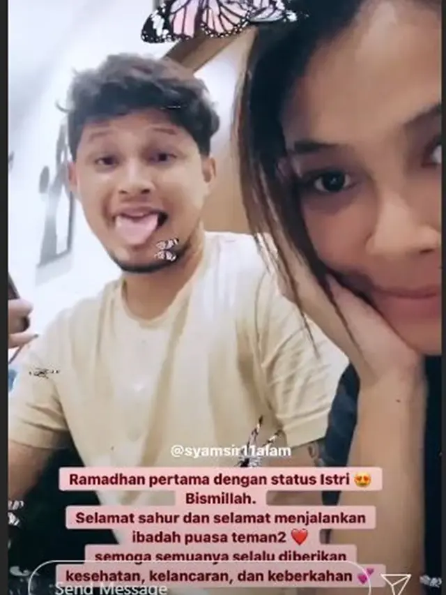 6 Momen Sahur Bareng Pasangan Baru Selebriti, Penuh Semangat