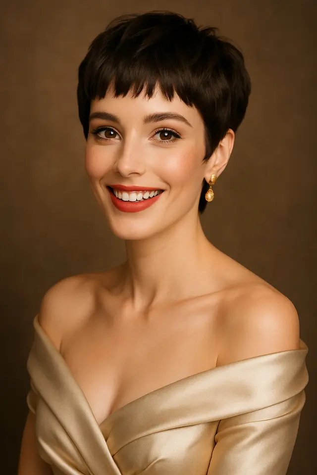 3. Fringed Pixie untuk Kesan Segar