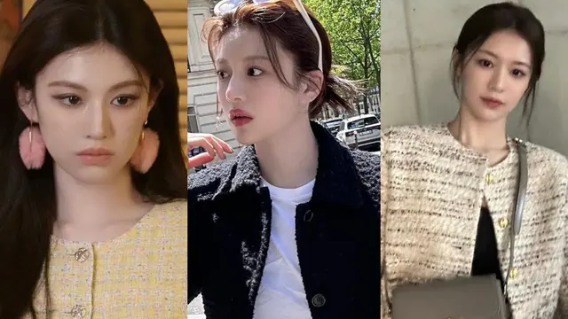 10 OOTD Go Yoon Jung yang Selalu Andalkan Tweed Blazer, dari Tampil Kasual ala Old Money hingga Jadi Lady Boss