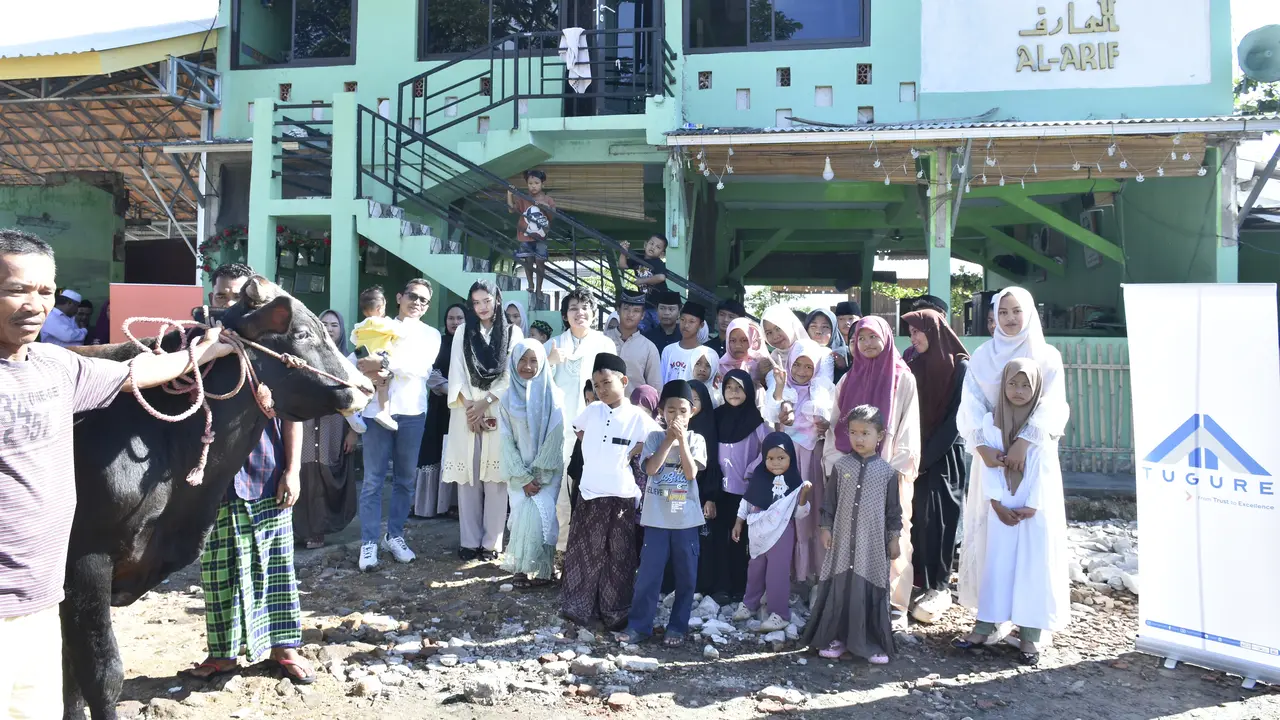 Memaknai Hari Raya Idul Adha 1447 Hijriah sebagai momentum untuk memperkuat nilai kepedulian dan kebersamaan, penyaluran hewan kurban untuk masyarakat dan sejumlah yayasan binaan.