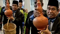 Dukun Malaysia 'Bomoh King of the World', Ibrahim Mat Zin yang kabarnya akan ikut serta dalam pemilu Negeri Jiran. (AFP)