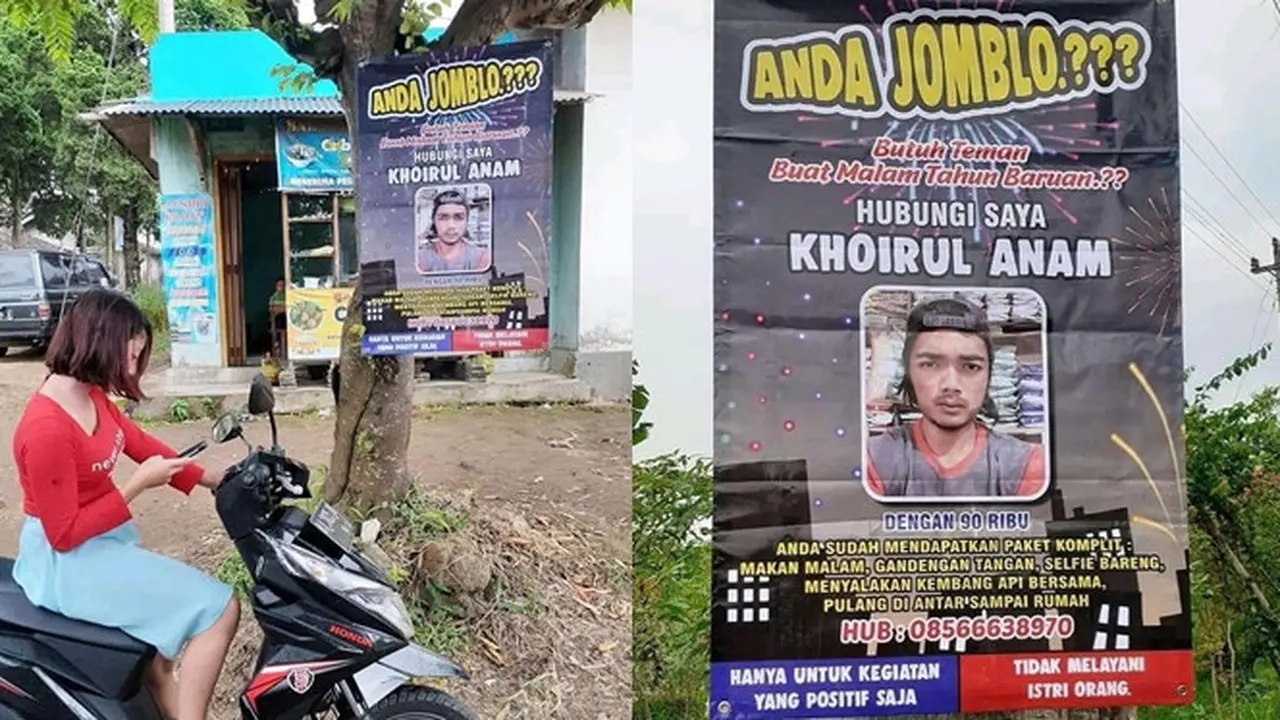 6 Spanduk Khusus Untuk Jomblo Ini Bikin Elus Dada