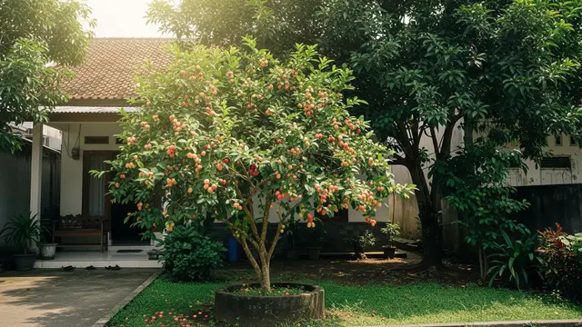 Ide Pohon Kecil yang Rimbun Tapi Akar Tetap Aman untuk Rumah Model Pohon Jambu Air