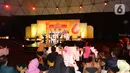 Suasana sharing session dengan tema "Jitu Membawa UMKM Daerah Mendunia" dalam Festival 6 di Jakarta, Sabtu (8/7/2023). (Liputan6.com/Angga Yuniar)