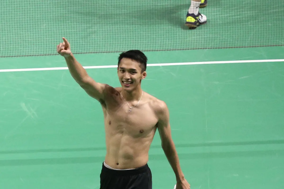 Jonatan Christie Raih Emas Asian Games