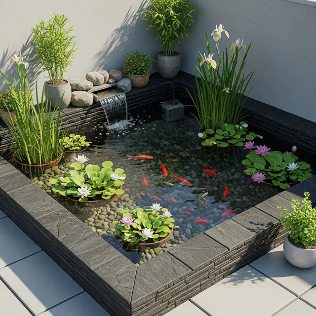 Tips & Inspirasi Kolam Ikan Modern yang Hemat Tempat, Estetik, dan Ramah Lingkungan