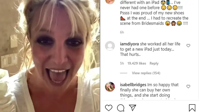Unggahan Britney Spears. (Instagram/ britneyspears)