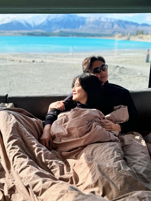 7 Potret Liburan Felicya Angelista dan Caesar Hito di Selandia Baru Naik Campervan