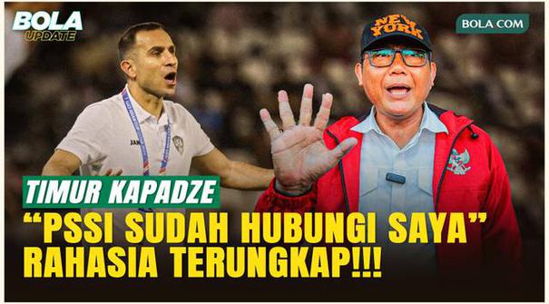 Timur Kapadze akhirnya mengonfirmasi bahwa ia sudah dihubungi PSSI terkait peluang melatih Timnas Indonesia. Dalam kunjungannya ke Jakarta, Kapadze mengungkap percakapan awal dengan Sumardji meski belum ada kesepakatan.