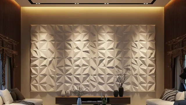 Panel PVC 3D Timbul untuk Efek Dramatis
