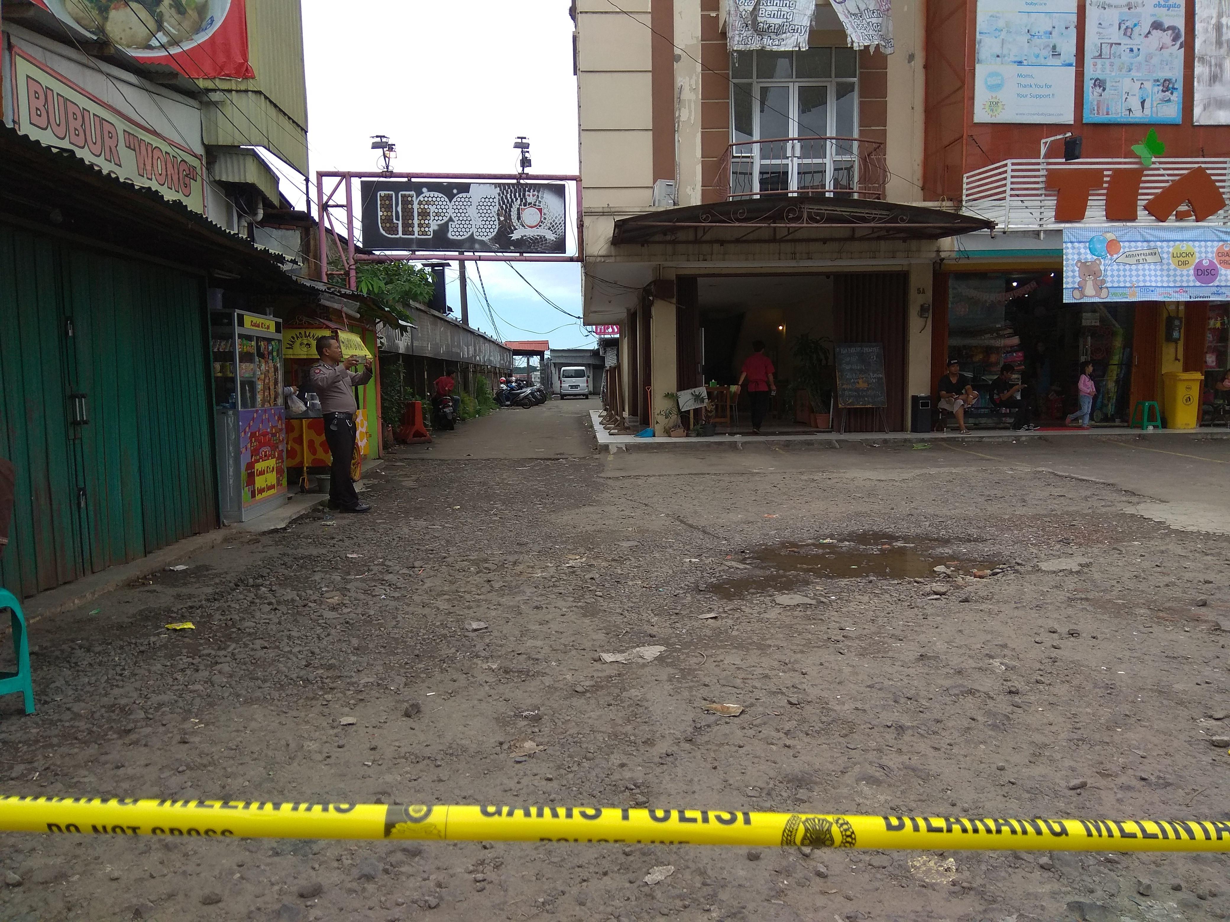 Lokasi keributan antara polisi dan mahasiswa di Bogor (Liputan6.com/ Achmad Sudarno)