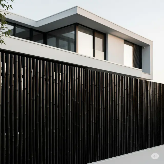 7 Model Pagar Rumah Sederhana Tapi Cantik dari Bambu untuk Hunian Modern