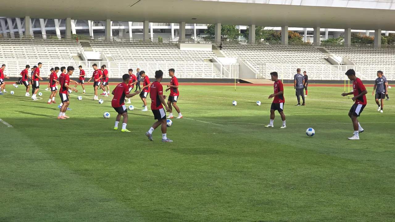 Latihan timnas Indonesia U-22