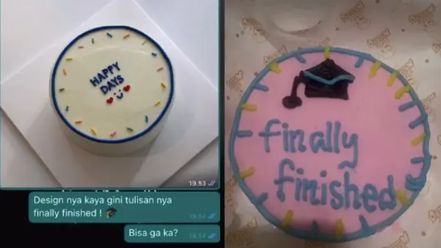 Tak Sesuai Ekspektasi, 7 Potret Bento Cake Ini Bikin Ikut Ngelus Dada. (Sumber: TikTok/bellaoctvn)