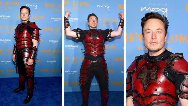 Gaya Elon Musk di Pesta Halloween, Pakai Kostum Seharga Ratusan Juta Rupiah