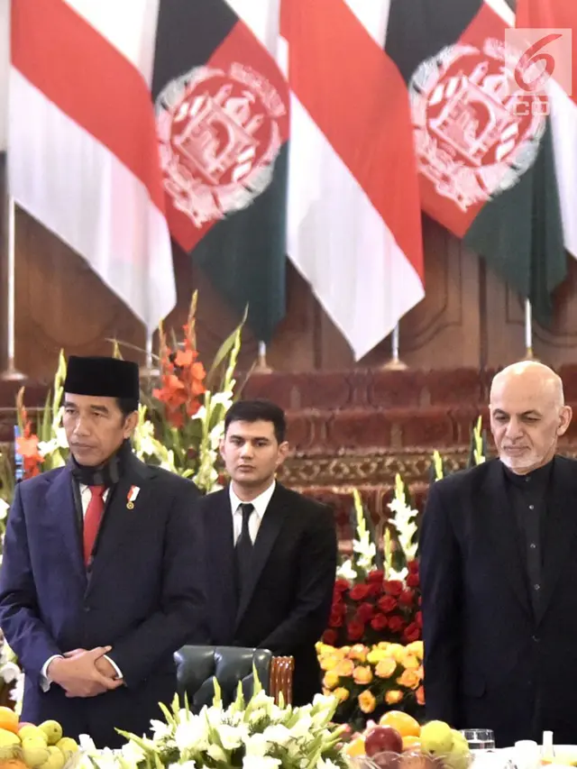 Presiden Jokowi dan Presiden Afganistan Ashraf Ghani