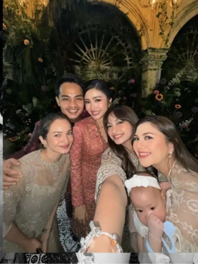 6 Potret Enzy, Jessica Mila dan Yuki Kato di Rangkaian Pernikahan Febby Rastanty