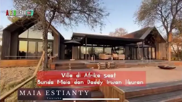 Desain vila Afrika yang diinginkan Maia Estianty untuk rumah barunya (YouTube/  Maia Aleldul TV)