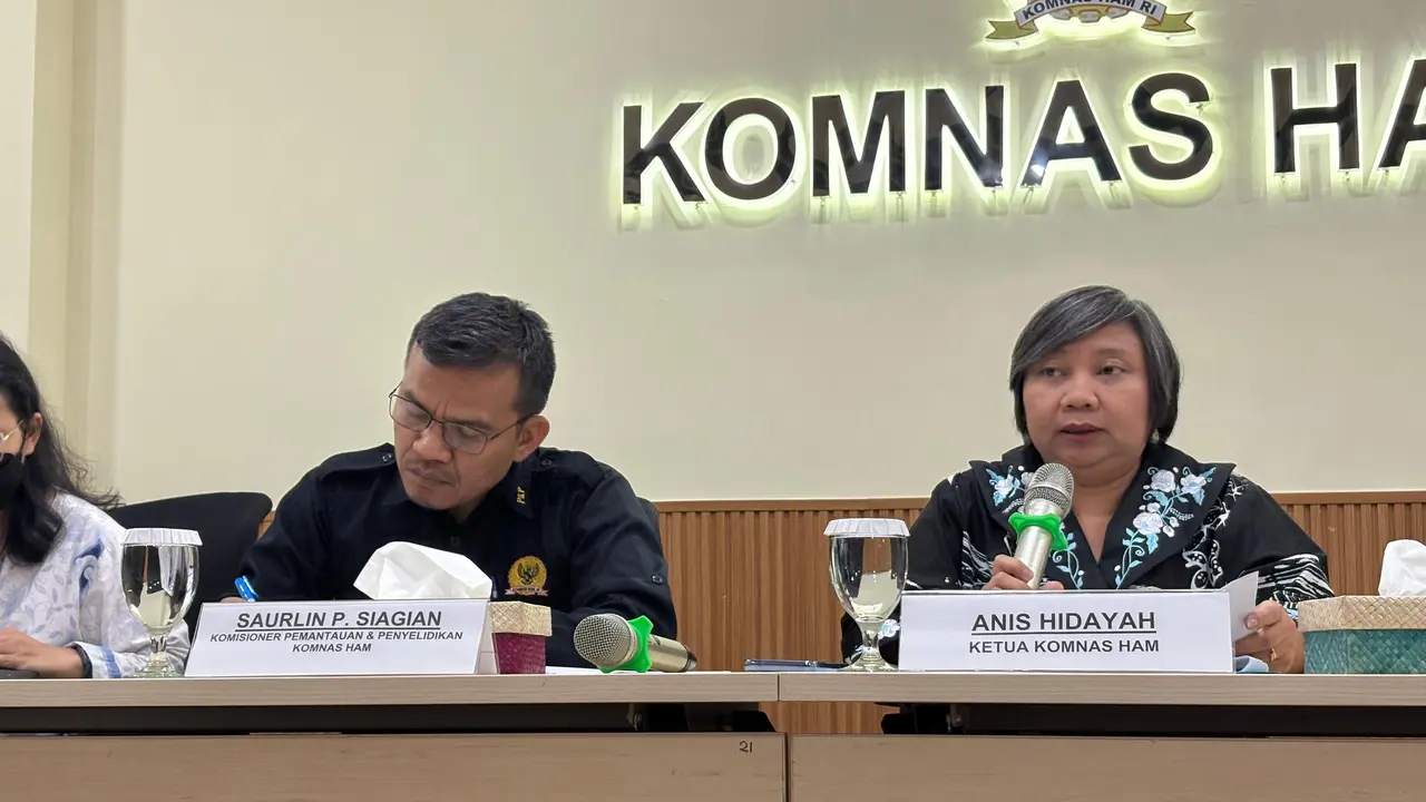 Ketua Komnas HAM Anis Hidayah Konpers Hasil Investigasi Penyerangan Andrie Yunus