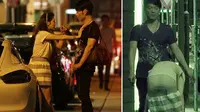Artis Cantik Ini `Melorotin` Rok Saat Bertengkar di Tempat Umum 