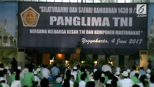 Agenda buka bersama ini adalah serangkaian safari tarawih Ramadan Panglima TNI, setelah sebelumnya di Iskandar Muda Aceh.