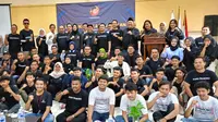 Komunitas Anak Muda Indonesia (KAMI) di Banten resmi berdiri untuk mensukseskan pencapresan Prabowo Subianto pada Pilpres 2024. (Liputan6.com/ Yandhi Deslatama)