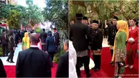 Potret dekorasi Pelantikan Presiden dan Wakil Presiden di gedung DPR/MPR. (sumber: YouTube/Sekretariat Presiden)