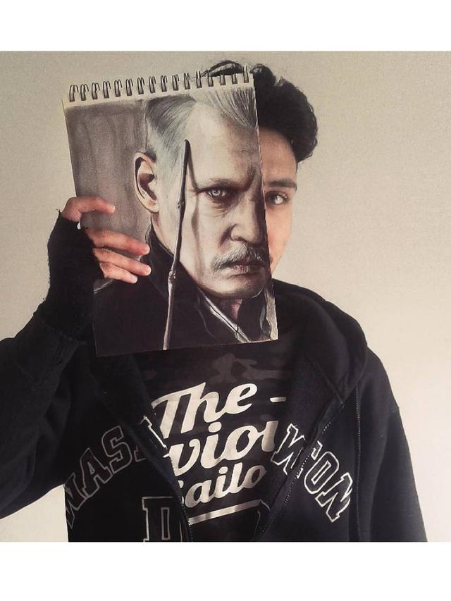 6 Potret Gabungan Wajah Manusia Dan Lukisan Ini Keren Hot Liputan6 Com