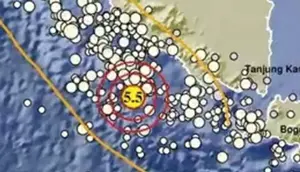 Gempa Magnitudo 5,5 Guncang Bengkulu