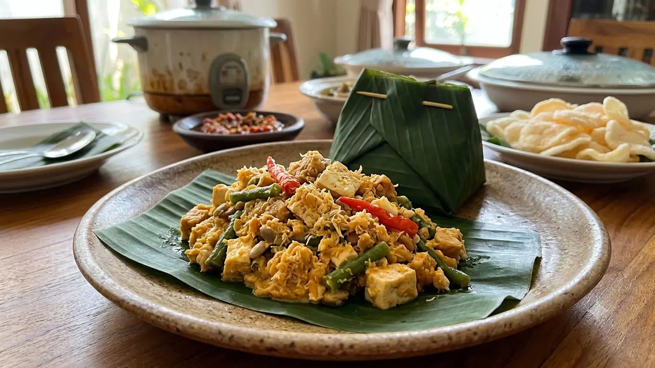 Resep Tempe Kukus Daun Pisang