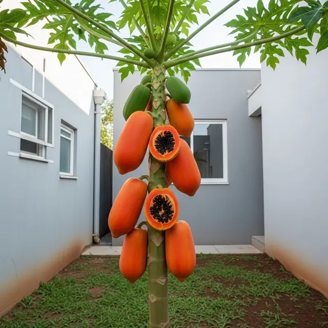 Pepaya Red Lady (Image by Gemini AI)