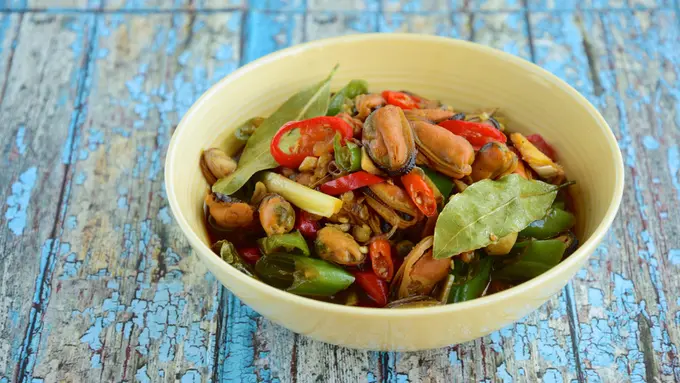 resep kerang hijau ijo saus tiram