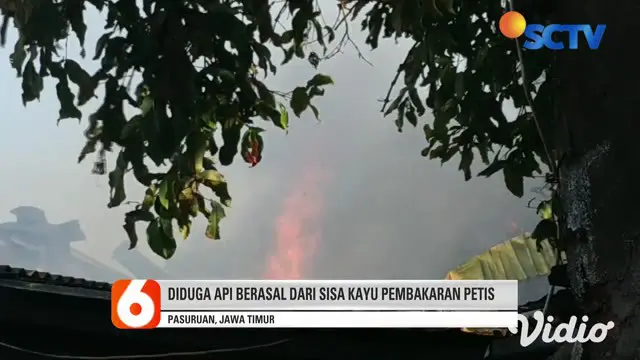 Kebakaran melanda sebuah industri yang memproduksi petis di Kota Pasuruan, Jawa Timur, Senin (22/6) sore. Tidak ada korban jiwa dalam kejadian ini. Kebakaran menghanguskan industri rumahan pembuatan petis, di Kelurahan Gadingrejo, Kecamatan Gadingrej...