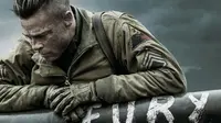 Brad Pitt dalam film terbarunya Fury