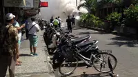 Suasana ledakan di kuta Square Bali (Istimewa)