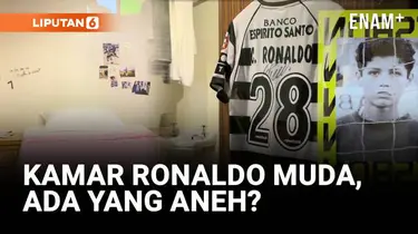 VIDEO: Begini Kamar Mega Bintang Ronaldo di Masa Muda