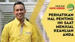 Tahukah Anda bahwa keahlian bisa dijadikan sebagai sebuah profesi dan menghasilkan uang? Berikut ini hal yang perlu diperhatikan sebelum Anda menjual keahlian yang dimiliki.