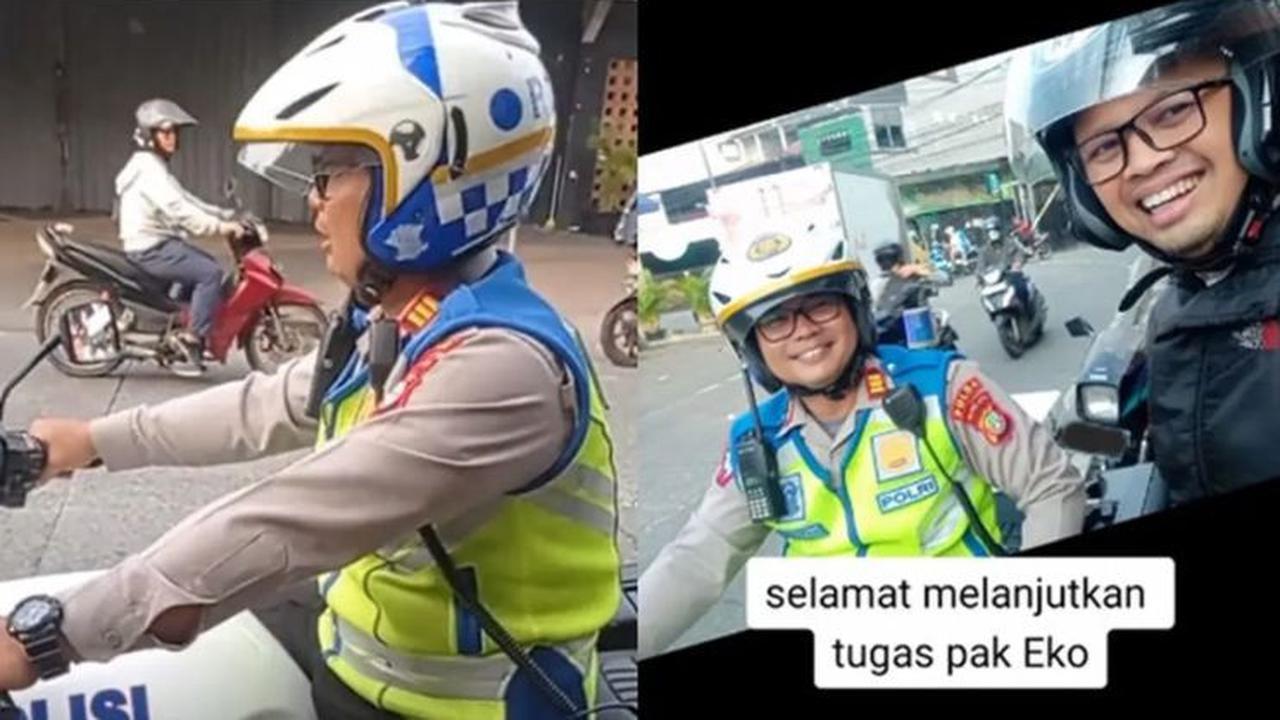 Tak Jadi Panik, Diberhentikan Polisi Ternyata Malah Reuni Teman Lama (ist)