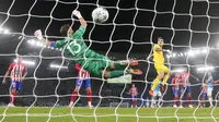 Gol menit akhir kiper Ivan Provedel menyelamatkan Si Elang dari kekalahan dan mengubah skor jadi 1-1. (AP Photo/Andrew Medichini)