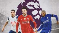 Premier League - Pierre-Emile Hojbjerg, Curtis Jones, Wesley Fofana (Bola.com/Adreanus Titus)