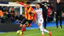 Napoli membawa pulang tiga poin usai bertandang ke markas Lecce pada pekan ke-29 Liga Italia. (Giovanni Evangelista/LaPresse via AP)