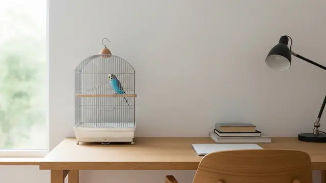 Desain Rumah Minimalis dengan Kandang Burung Indoor