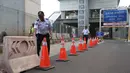 Jalur ini akan diberi kanalisasi hingga off ramp tol Lebak Bulus. (Kapanlagi.com/Budy Santoso)