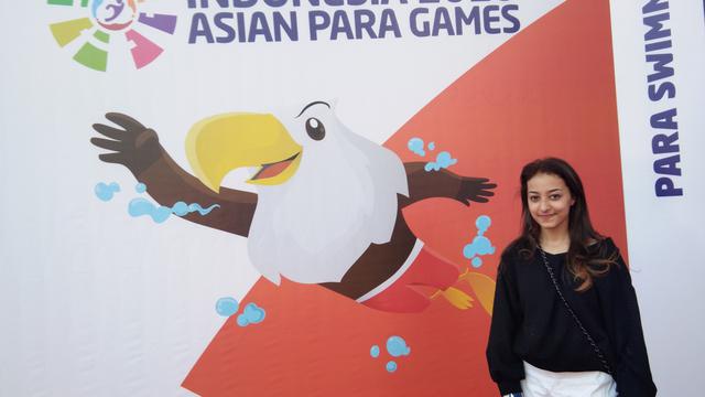 Suporter Cantik Ini Kagumi Perjuangan Atlet Indonesia Di Asian Para Games Bola Liputan6 Com