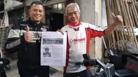 Eks penjaga gawang Pelita Solo dan Timnas Indonesia, Listianto Raharjo saat menyambangi rumah lahirnya Pasoepati di Nusukan, Solo, Senin (22/6/2020). (Bola.com/Vincentius Atmaja)