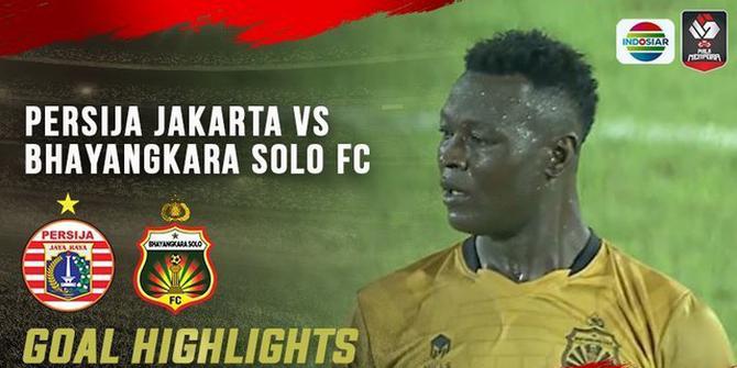 VIDEO: 3 Gol yang Tercipta pada Laga Persija Jakarta Vs Bhayangkara Solo FC di Piala Menpora 2021