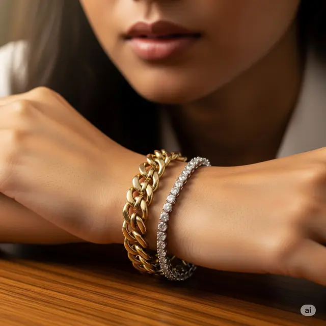 Gelang Golden Link